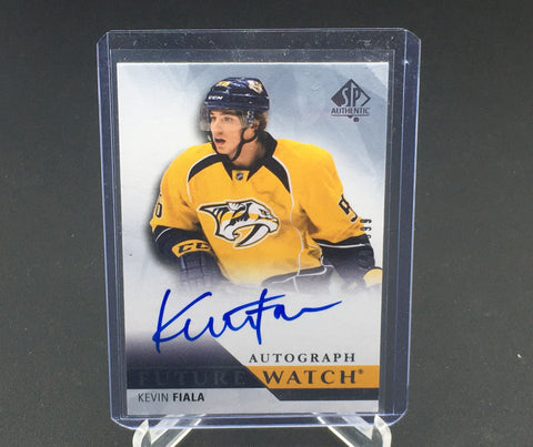 2015 UPPER DECK AUTHENTIC - FUTURE WATCH - K. FIALA - #237 - AUTOGRAPH