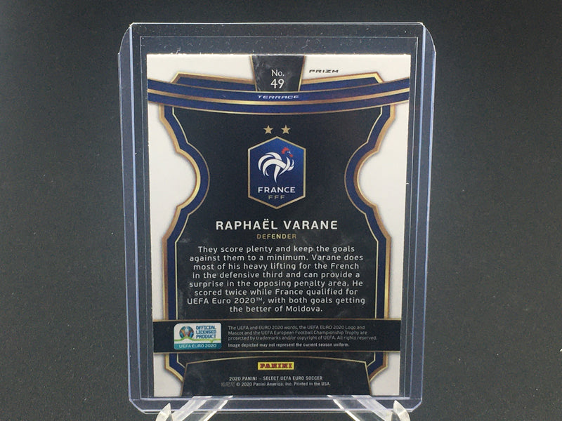 2020 PANINI SELECT UEFA UERO - TERRACE - R. VARANE -