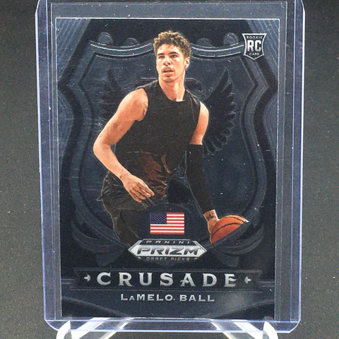 2020 PANINI PRIZM DRAFT PICKS - CRUSADE - L. BALL - #83 - RC