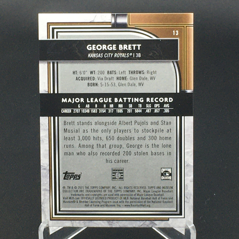2021 TOPPS MUSEUM COLLECETION - G. BRETT -