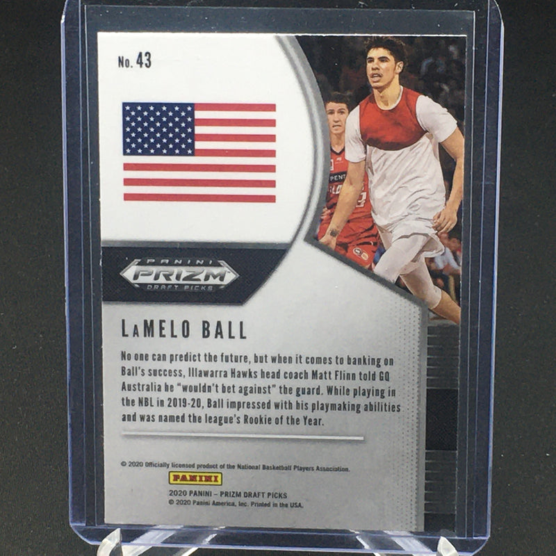 2020 PANINI PRIZM DRAFT PICKS - L. BALL -