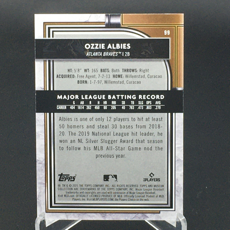 2021 TOPPS MUSEUM COLLECTION - O. ALBIES -