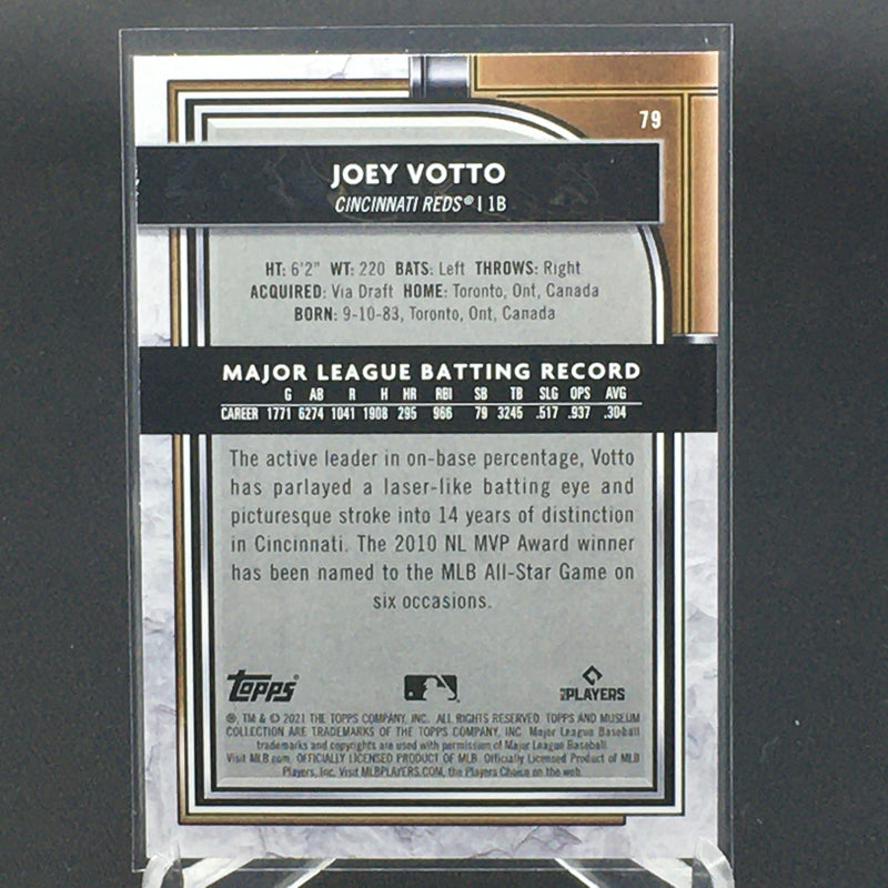 2021 TOPPS MUSEUM COLLECTION - J. VOTTO -