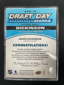 2016 UPPER DECK SP GAME USED - DRAFT DAY MARKS - J. DICKINSON - #DDM-JD - #'D/35 - RELIC - AUTOGRAPH
