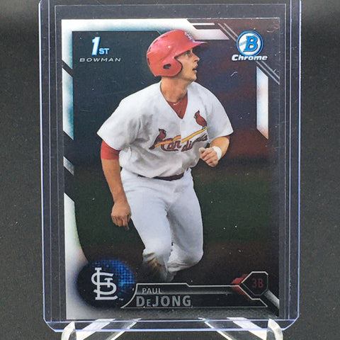 2016 TOPPS BOWMAN CHROME - 1ST BOWMAN - P. DEJONG - #BCP43