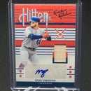 2019 PANINI LEATHER & LUMBER - HITTER INC - A. VERDUGO - #HI-AV - #'D/25 - AUTOGRAPH - BAT RELIC