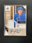 2016 UPPER DECK SP GAME USED - ROOKIE INKED SWEATERS - J. VESEY - #RS-JV - #'D/99 - PATCH - AUTOGRAPH - RC