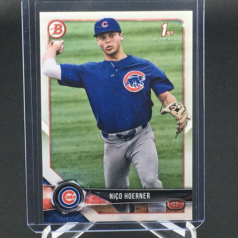 2018 TOPPS BOWMAN - 1ST BOWMAN - N. HOENER - #BD-165