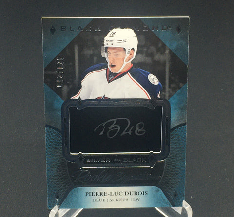2017 UPPER DECK BLACK DIAMOND - SILVER ON BLACK - P. LUC DUBOIS - #SBRS-PD - #'D/125 - AUTOGRAPH