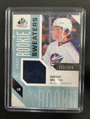 2016 UPPER DECK SP GAME USED - ROOKIE SWEATERS - S. MILANO - #RS-SM - #'D/499 - RELIC