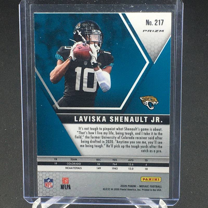 2020 PANINI MOSAIC - RED GREEN CHOICE PRIZM - L. SHENAULT JR. -