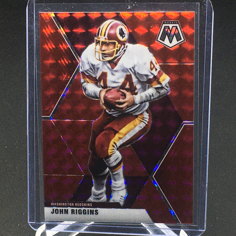 2020 PANINI MOSAIC - RED PRIZM - J. RIGGINS - #200 - #'D/80