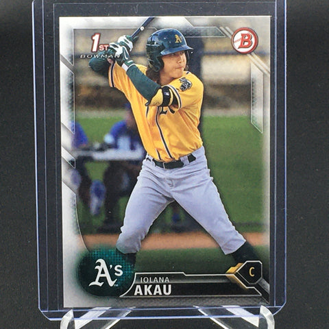2016 TOPPS BOWMAN - 1ST BOWMAN - I. AKAU - #BP22