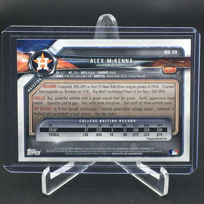 2016 TOPPS BOWMAN - 1ST BOWMAN - T. MANCINI -