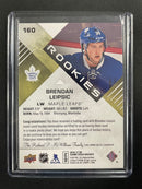 2016 UPPER DECK SP GAME USED - AUTHENTIC ROOKIES - B. LEIPSIC - #160 - #'D/399 - RELIC - RC
