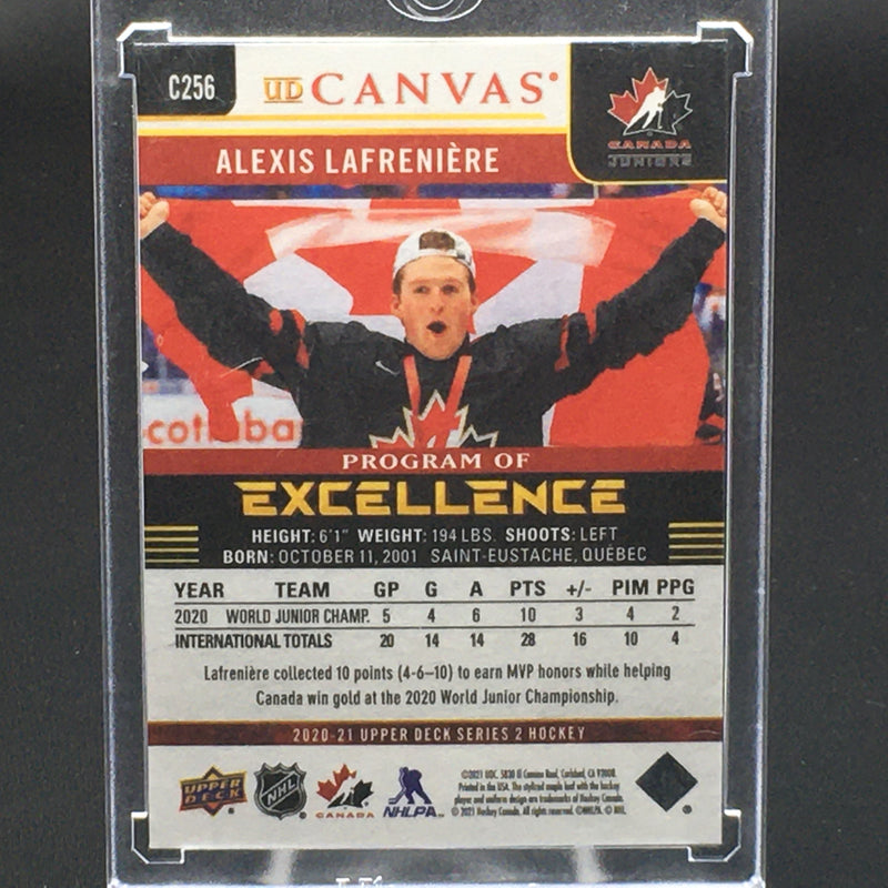 2020 UPPER DECK SERIES TWO - PROGRAM OF EXCELLENCE - UD CANVAS - A. LAFRENIERE -