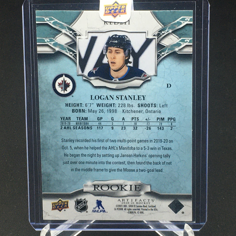 2020 UPPER DECK ARTIFACTS - EMERALD - L. STANLEY - #RED211 - #'D/99 - RC