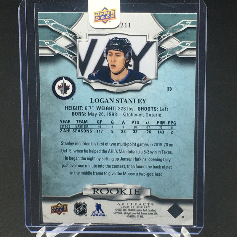 2020 UPPER DECK ARTIFACTS - L. STANLEY - #RED211 - #'D/999 - RC