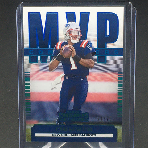 2020 PANINI CONTENDERS - BLUE - MVP CONTENDERS - C. NEWTON - #MC-CNE - #'D/25