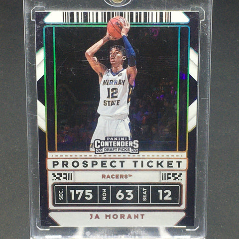 2020 PANINI CONTENDERS DRAFT PICKS - CRACKED ICE - J. MORANT - #44 - #'D/23