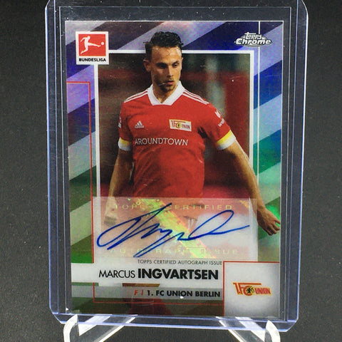 2021 TOPPS CHROME BUNDESLIGA - M. INGVARTSEN - #BCA-MIN - AUTOGRAPH