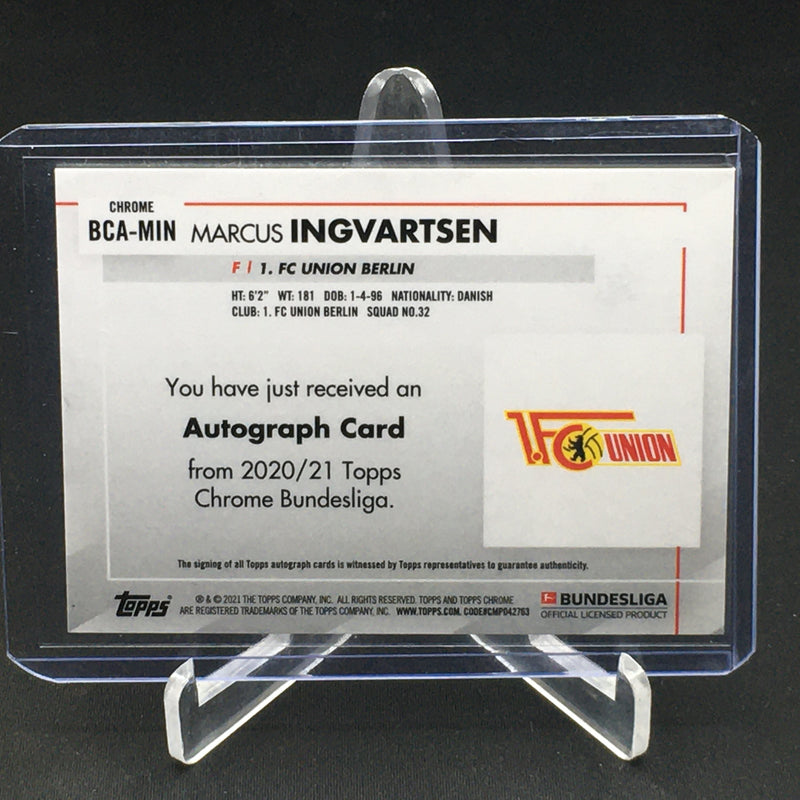 2021 TOPPS CHROME BUNDESLIGA - M. INGVARTSEN -