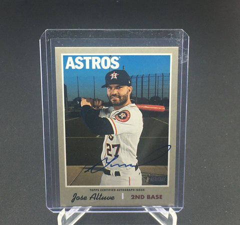 2019 TOPPS HERITAGE - J. ALTUVE - #ROA-JA - AUTOGRAPH