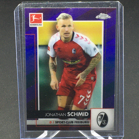 2021 TOPPS CHROME BUNDESLIGA - PURPLE REFRACTOR - J. SCHMID - #44 - #'D/299