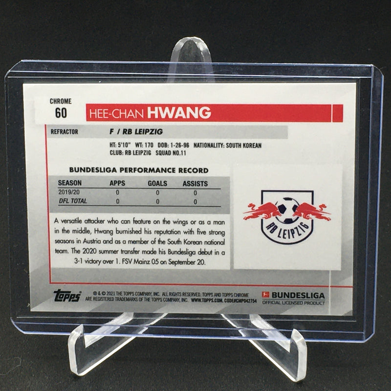 2021 TOPPS CHROME BUNDESLIGA - REFRACTOR - H. HWANG -