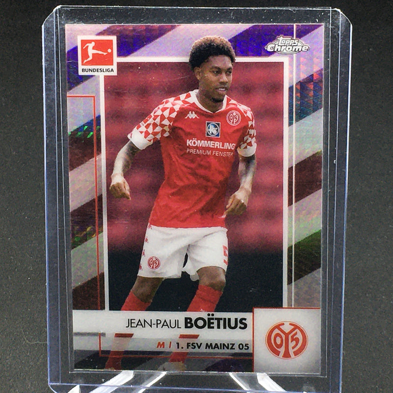2021 TOPPS CHROME BUNDESLIGA - PRISM REFRACTOR - J. BOETIUS -