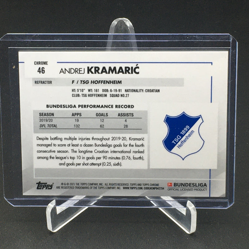 2021 TOPPS CHROME BUNDESLIGA - REFRACTOR - A. KRAMARIC -