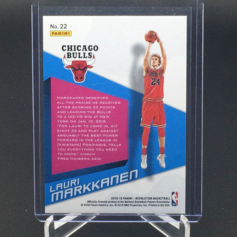 2018 PANINI REVOLUTION - SHOCK WAVE - L. MARKKANEN -