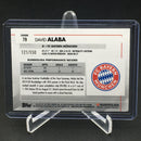 2021 TOPPS CHROME BUNDESLIGA - BLUE WAVE REFRACTOR - D. ALABA - #79 - #'D/150