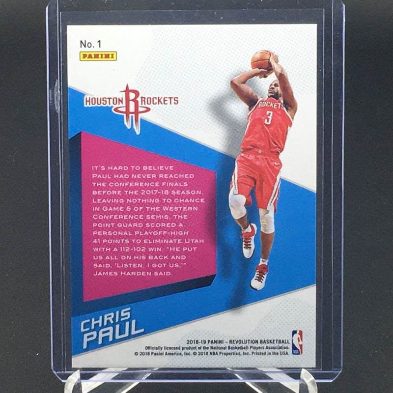 2018 PANINI REVOLUTION - SHOCK WAVE - C. PAUL -