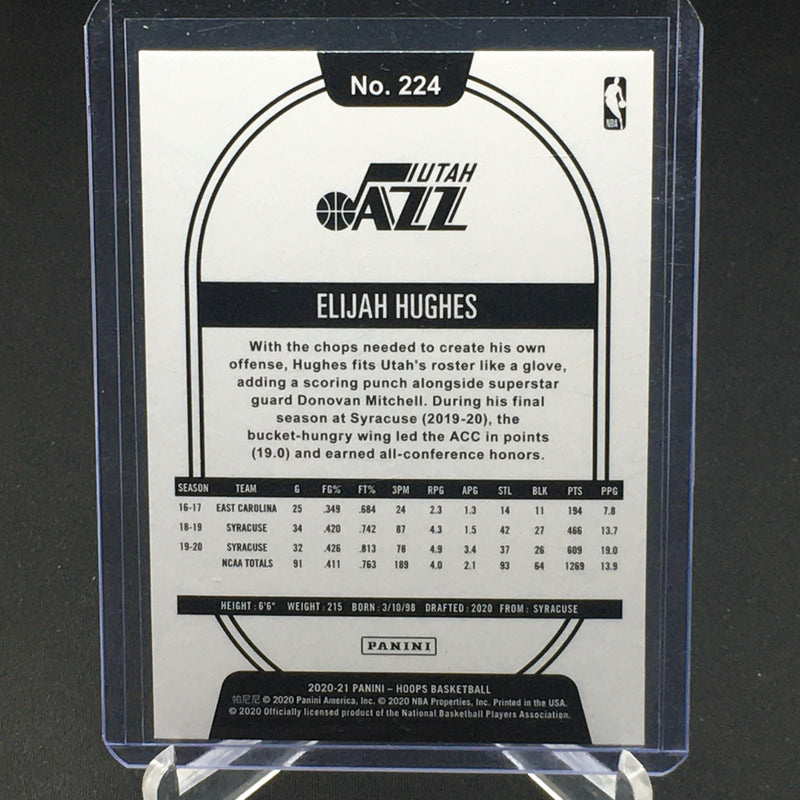 2020 PANINI HOOPS - E. HUGHES -