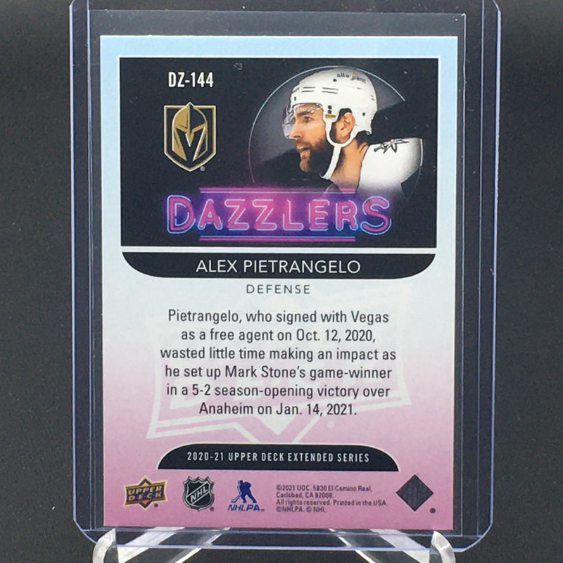 2020 UPPER DECK EXTENDED SERIES - PINK DAZZLERS - A. PIETRANGELO -
