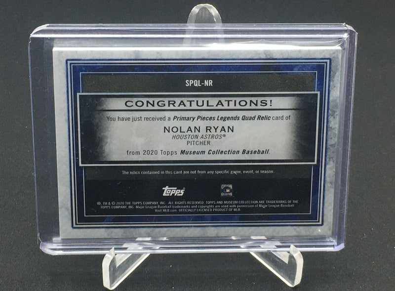 2020 TOPPS MUSEUM COLLECTION - N. RYAN -