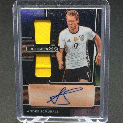 2020 PANINI OBSIDIAN - A. SCHURRLE - #DJ-ASC - #'D/50 - DUAL RELIC - AUTOGRAPH