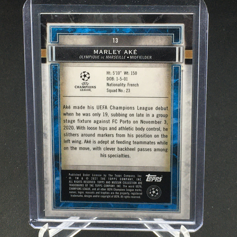 2021 TOPPS MUSEUM COLLECTION UEFA - M. AKE - #13 - #'D/99 - RC