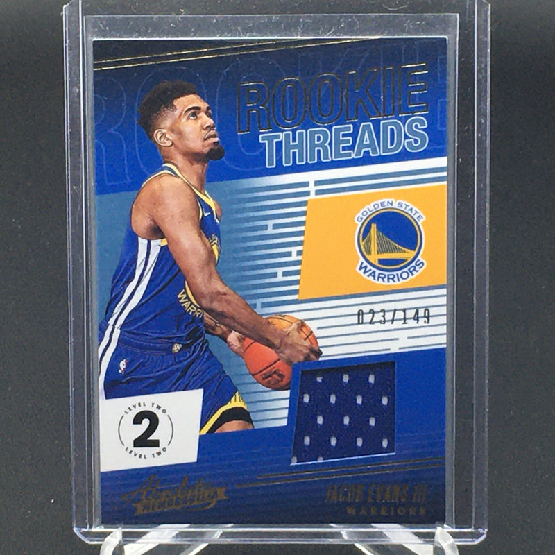 2018 PANINI ABSOLUTE MEMORABILIA - ROOKIE THREADS - J. EVANS III - #RT-JEV - #'D/149 - JERSEY RELIC - RC