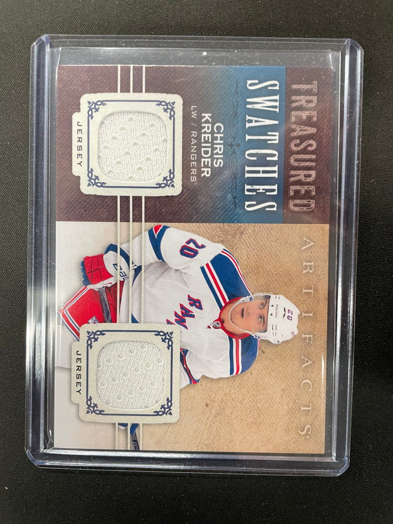 2014 UPPER DECK ARTIFACTS - TREASURED SWATCHES - C. KREIDER -