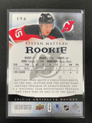 2013 UPPER DECK ARTIFACTS - SAPPHIRE - ROOKIE - S. MATTEAU - #194 - #'D/85 - RC