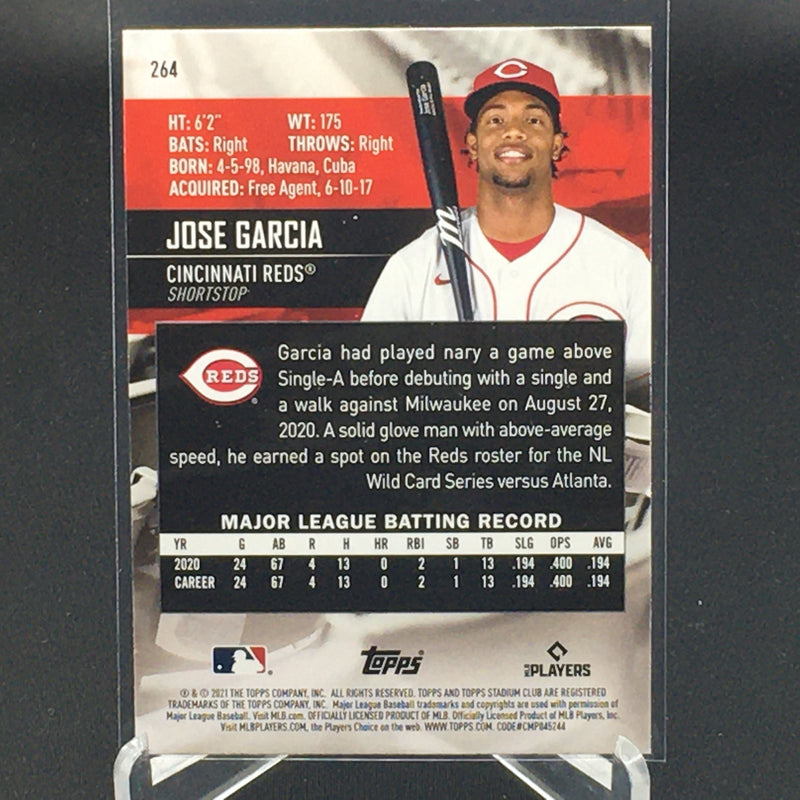 2021 TOPPS STADIUM CLUB - J. GARCIA -
