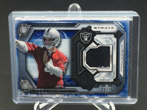2014 TOPPS STRATA - D. CARR - #SR-DC - #'D/75 - RELIC - RC