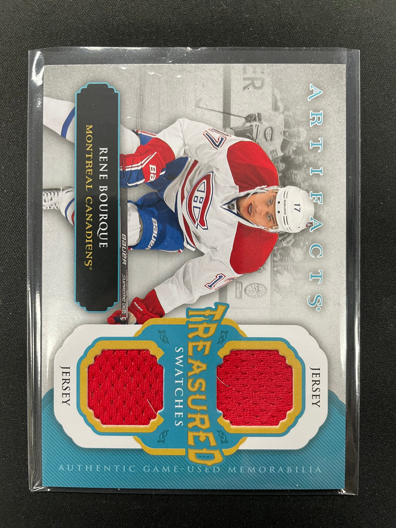 2013 UPPER DECK ARTIFACTS - TREASURED SWATCHES - R. BOURQUE -