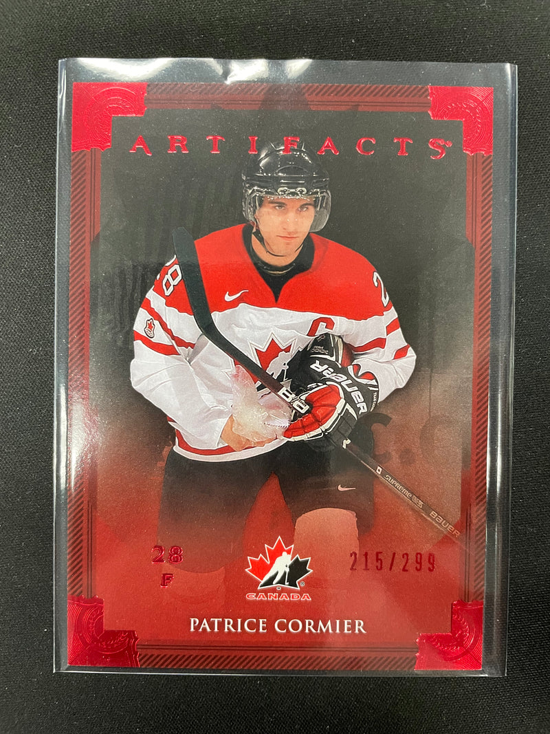 2013 UPPER DECK ARTIFACTS - RUBY - TEAM CANADA - P. CORMIER - #144 - #'D/299