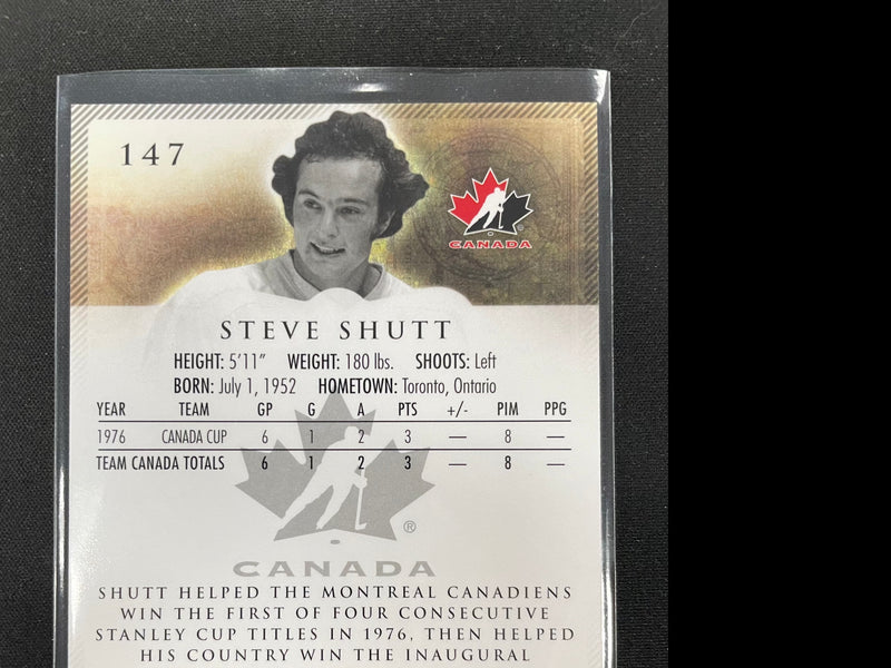 2013 UPPER DECK ARTIFACTS - TEAM CANADA - S. SHUTT - #147 - #'D/999