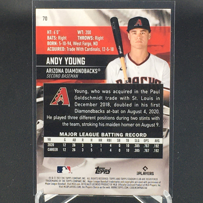 2021 TOPPS STADIUM CLUB - A. YOUNG -