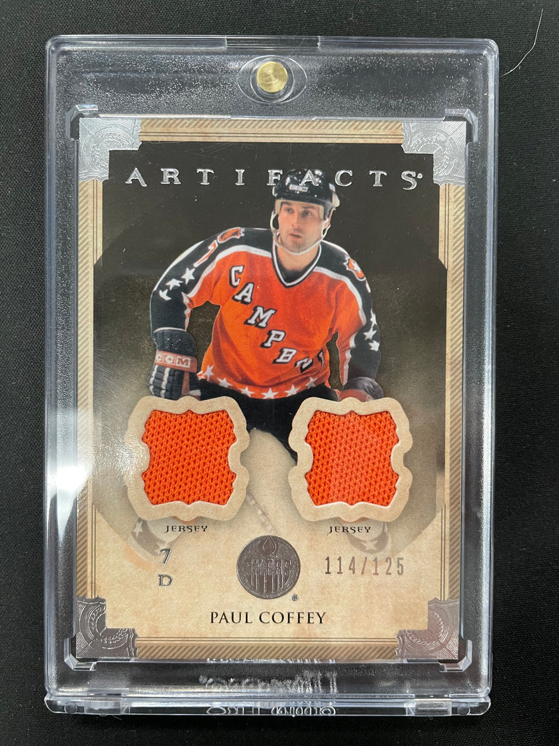 2013 UPPER DECK ARTIFACTS - P. COFFEY - #82 - #'D/125 - DUAL RELIC