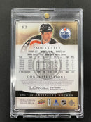 2013 UPPER DECK ARTIFACTS - P. COFFEY - #82 - #'D/125 - DUAL RELIC